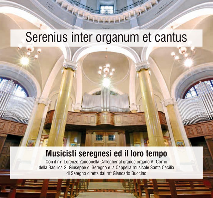 Copertina CD Serenius inter organum et cantus