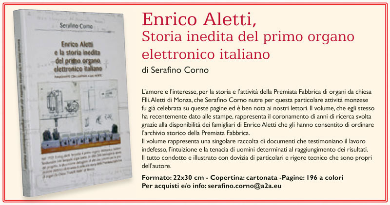 Recensione di "Enrico Aletti, storia inedita del primo organo elettronico italiano.