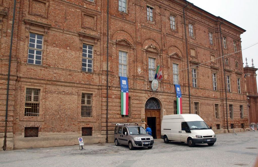 Fig.2 Uno scorcio di Palazzo Grosso al nostro arrivo.