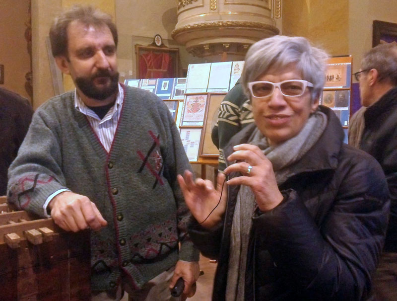 L’assessore alla cultura del comune di Merate Sig.ra Giusi Spezzaferri