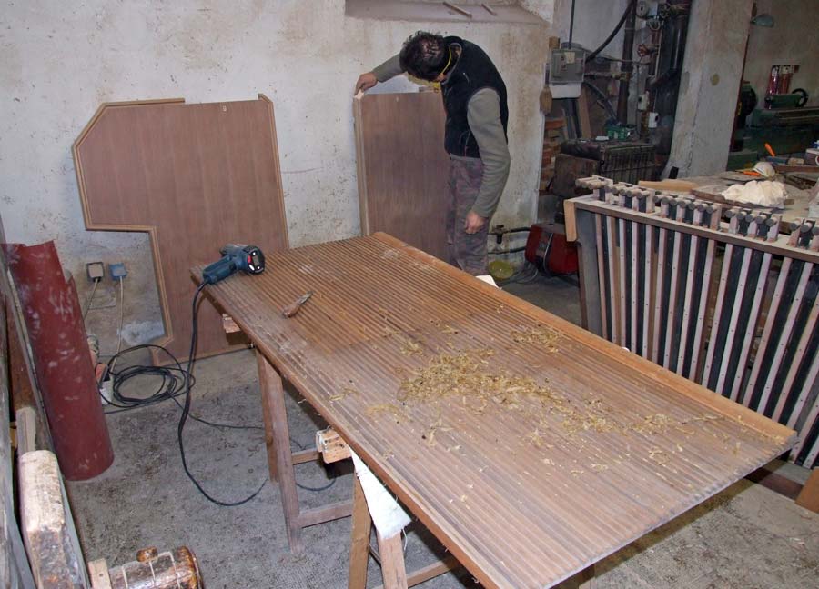 Ammodernamento-riqualificazione della consolle del Grande Organo della Collegiata di Seregno.