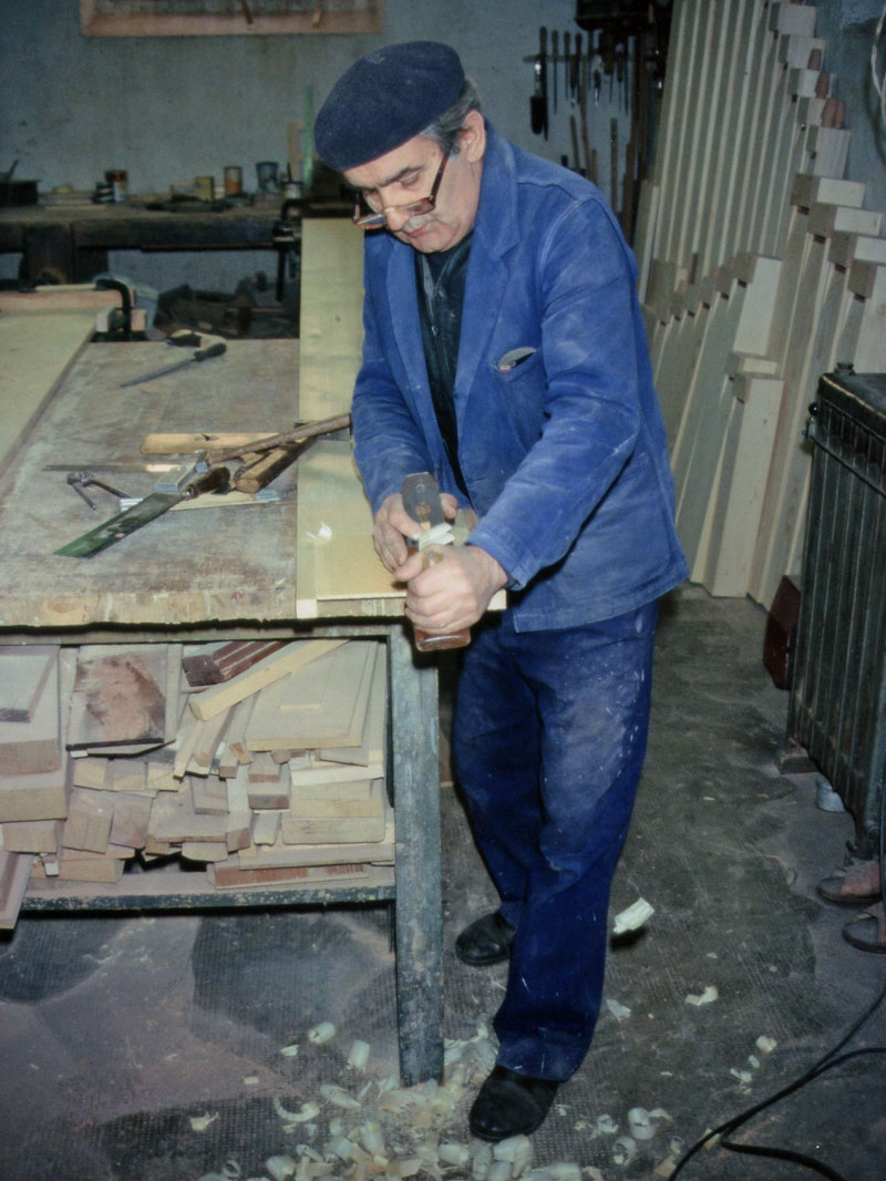 Alessandro Corno al lavoro 