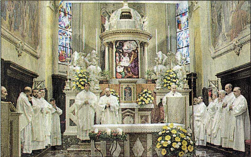 I sacerdoti meratesi alla Messa di Sant'Ambrogio