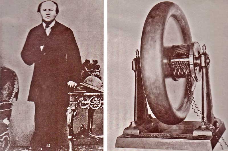 Johann Kravogl (1823-1889) l’inventore della “ruota elettrica” e la sua "ruota elettrica"