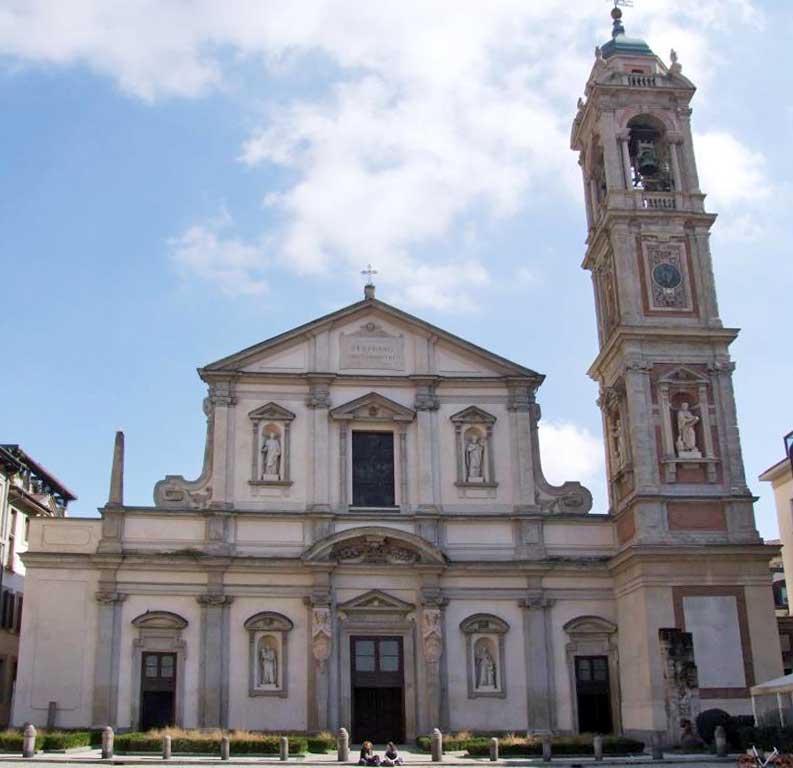 La bella chiesa di S. Stefano Maggiore a Milano; il luogo di culto si trova a due passi da ciò che era la centrale Edison di Via S. Radegonda.